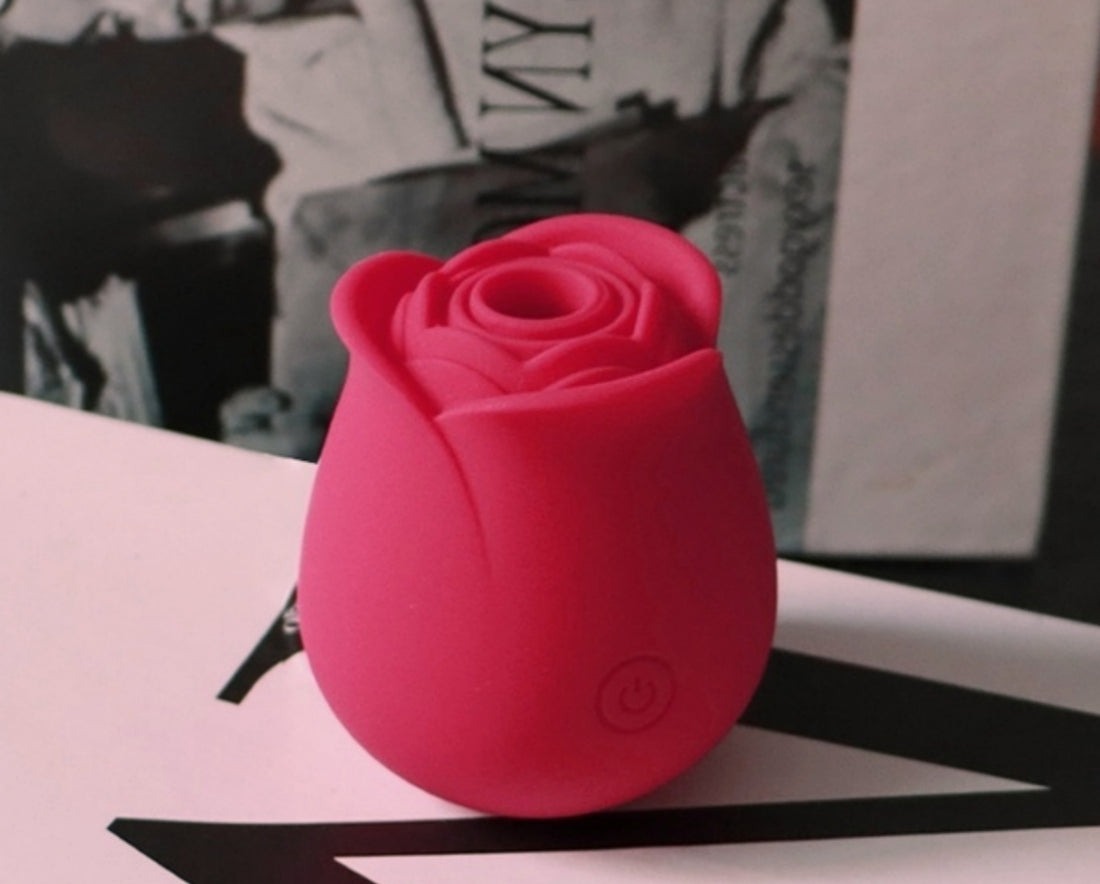 rose toy in table