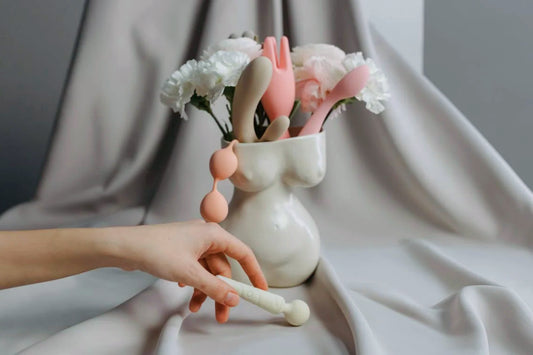 Sex toys in a vase