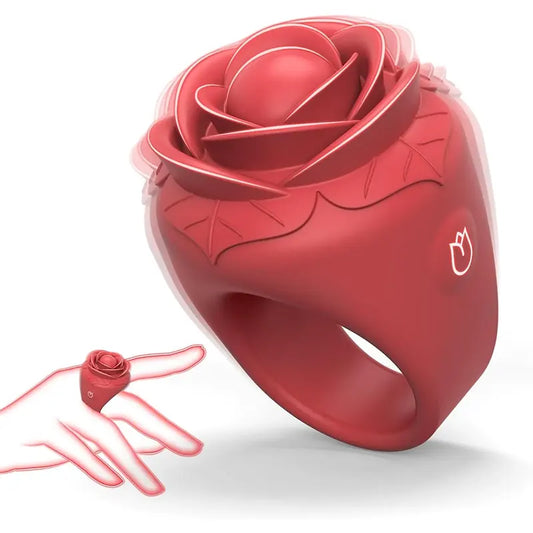 Rose Ring Mini Clitoral Vibrator