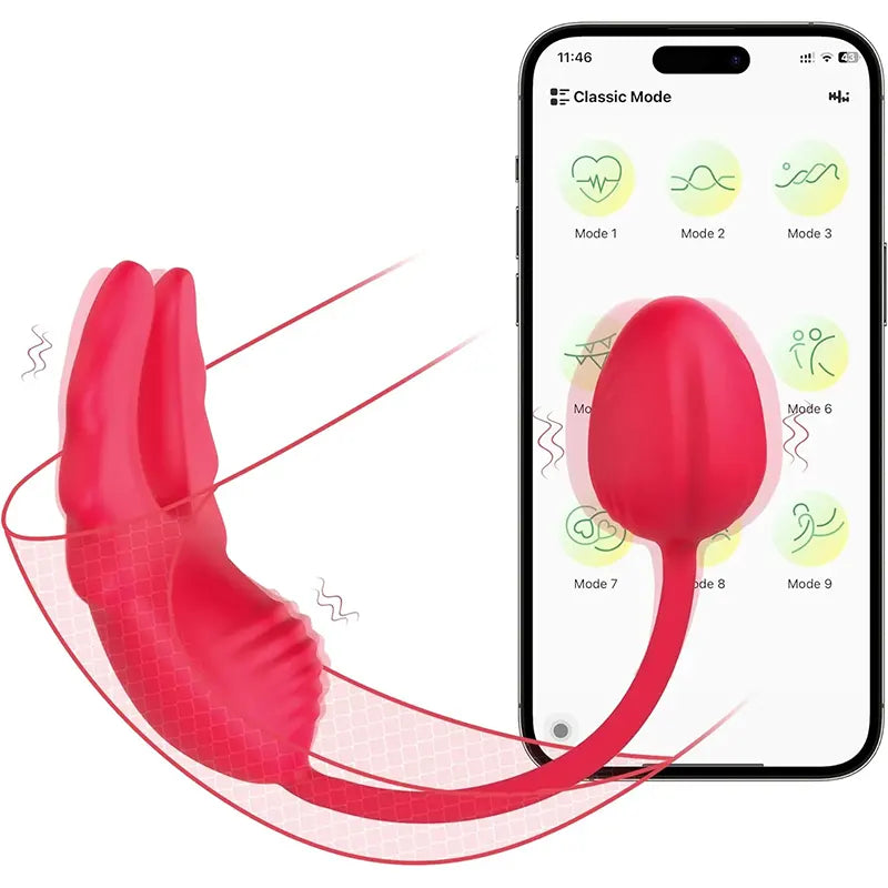 Wearable Remote Control G-Spot Pleasure Vibrator