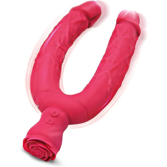 Dual Head Vibrating Clitoral Stimulation Dildo