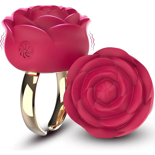 Elegant Rose Vibrating Split Ring