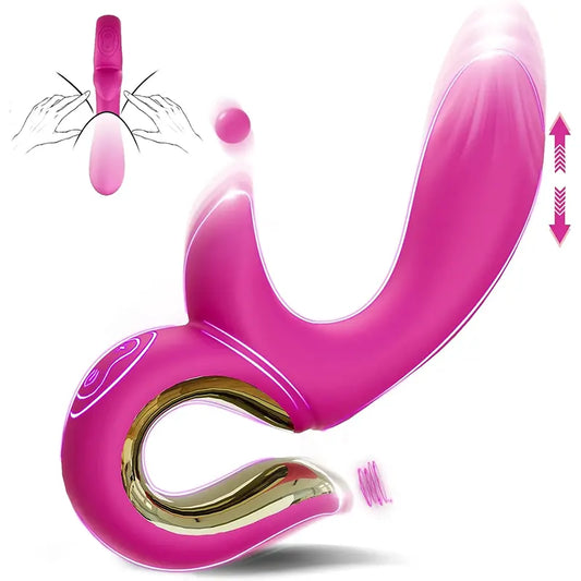 Dual-Action G-Spot Thrusting Vibrator