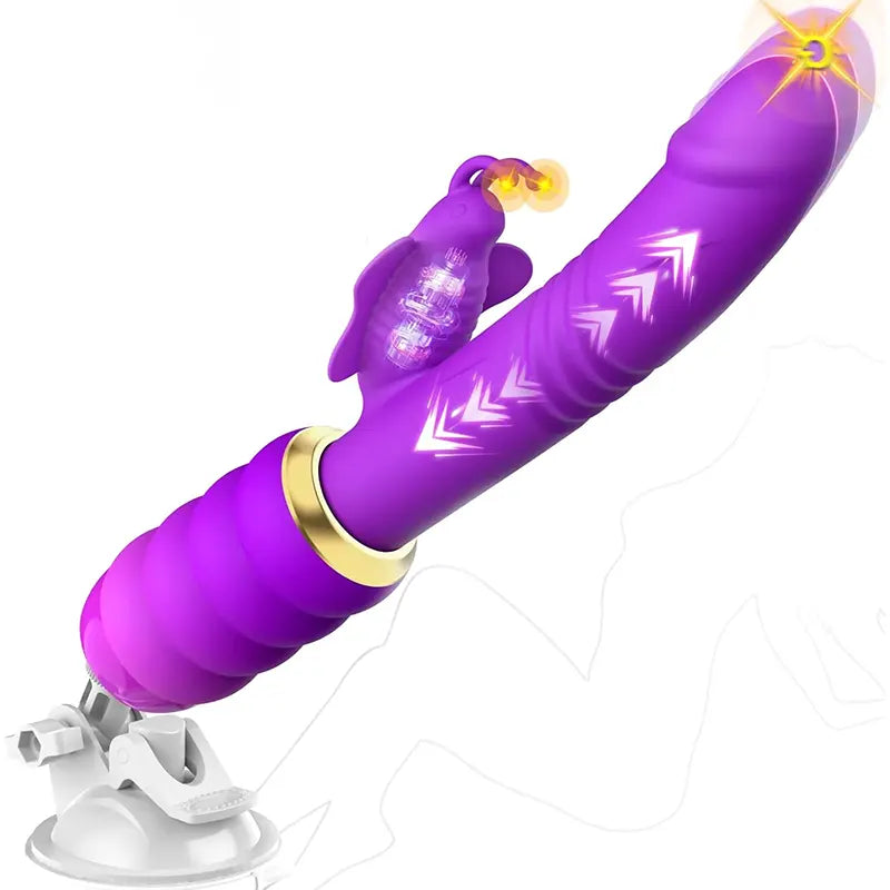 Butterfly Insertion Vibrating Dildo