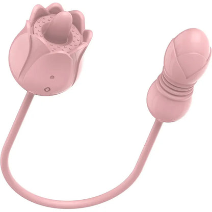 Rose Duo Action Vibrator