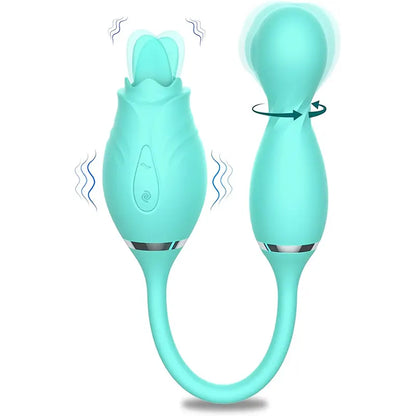 Double Headed Rose Clitoral G-Spot Vibrator