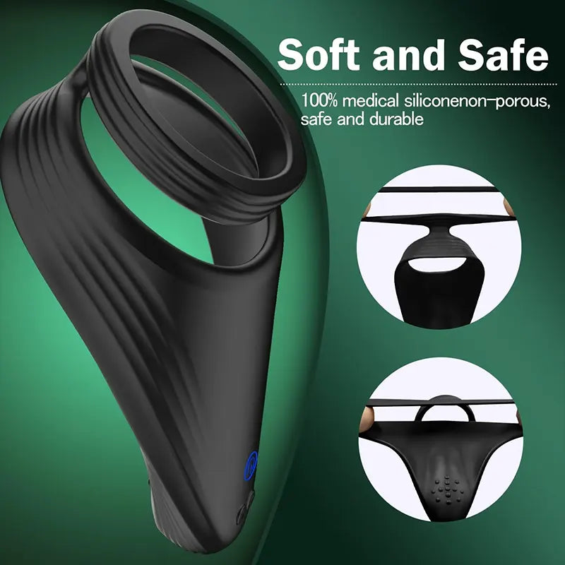 Dual Action Vibrating Cock Ring