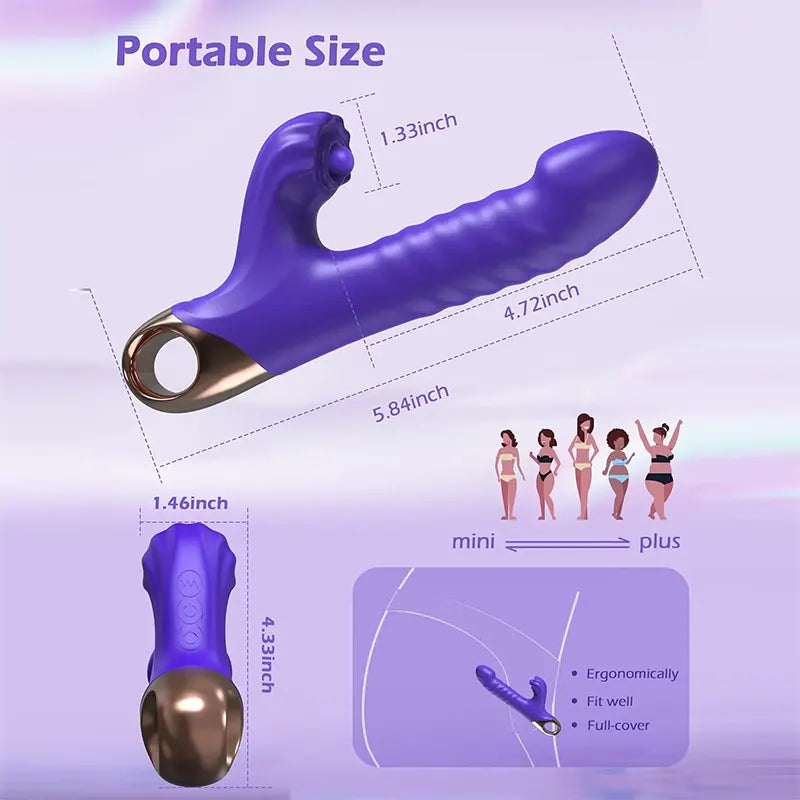 Flapping & Vibrating Dual Stimulation Toy