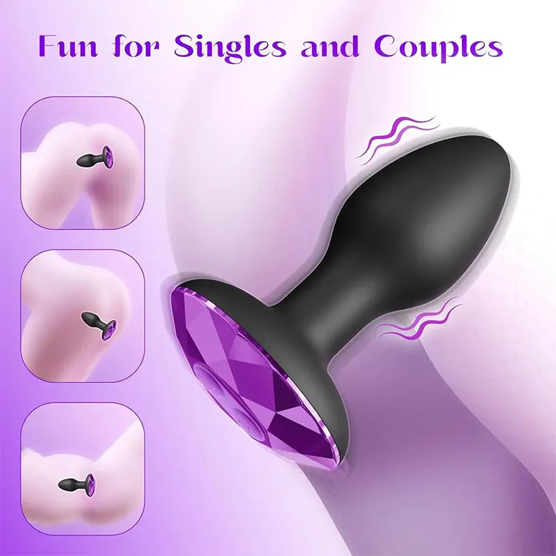 Vortex Thrill Rotating Vibrating Anal Plug