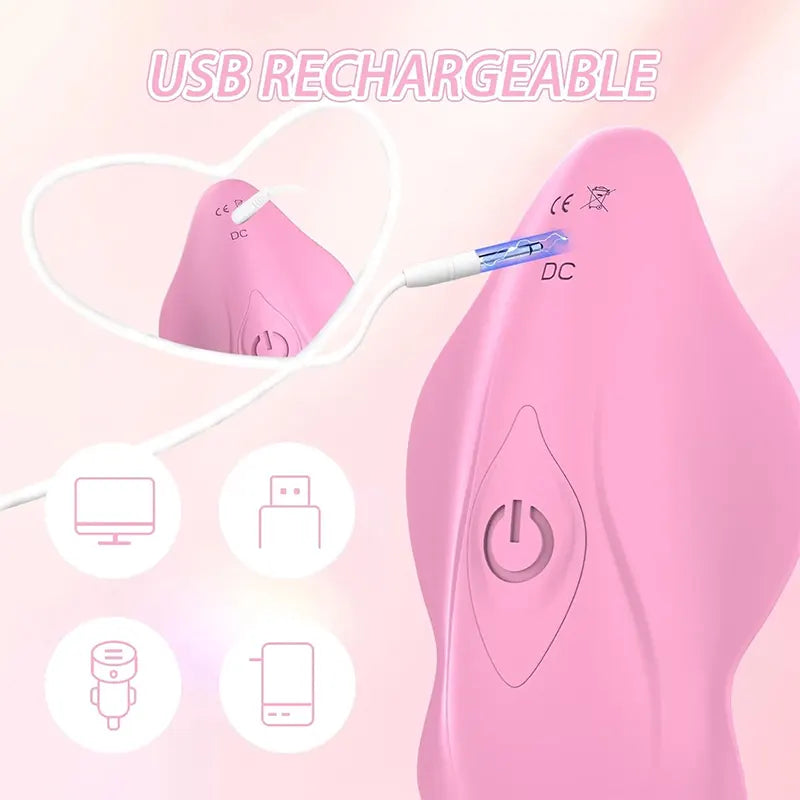 Remote Control Butterfly Clitoral Vibrator