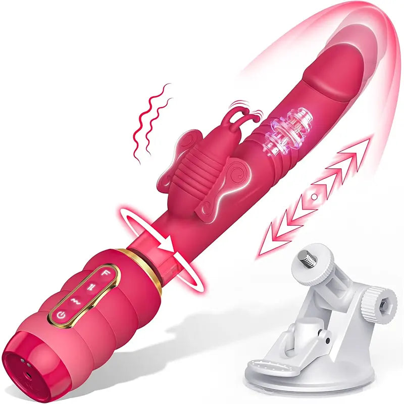 Butterfly Insertion Vibrating Dildo