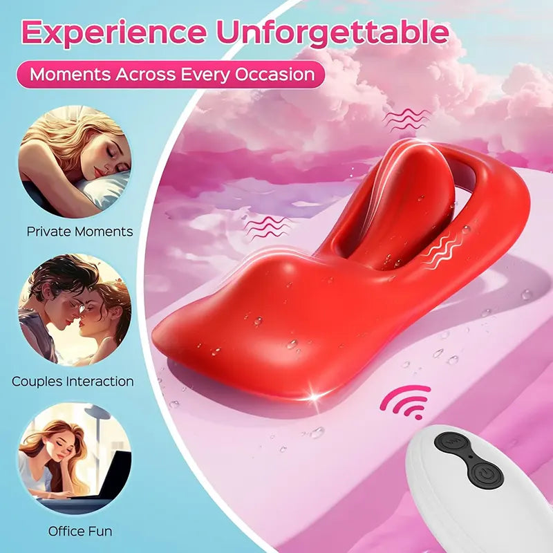 Remote-Control Tongue Vibrator