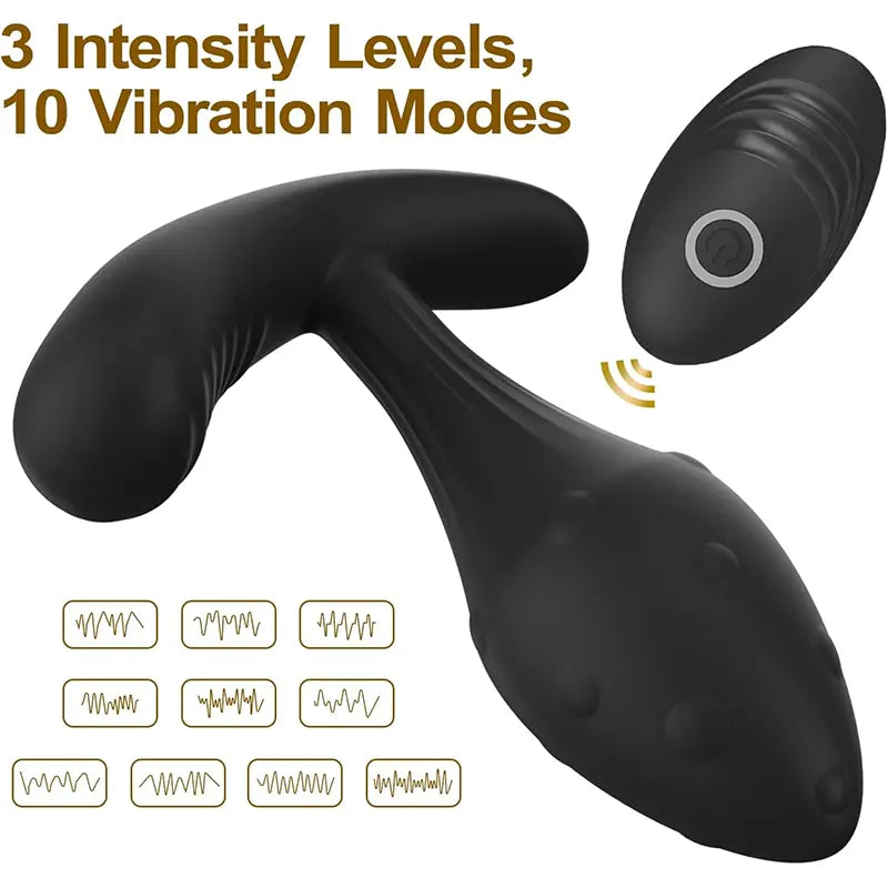 Remote Control P-Point Vibration Stimulation Plug