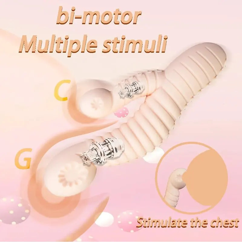 Snail Threaded Pleasure Vibrator