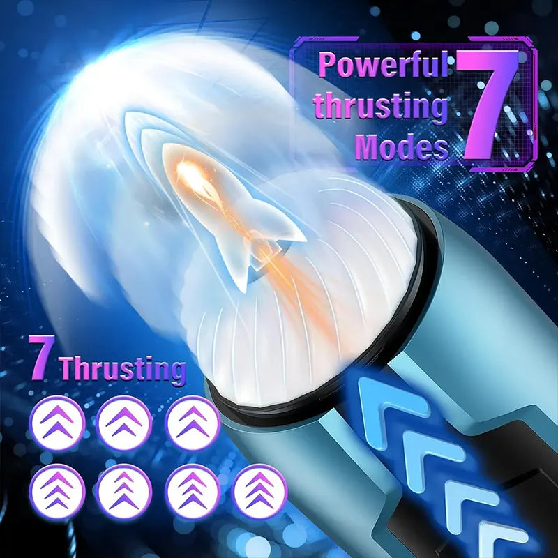 Automatic Thrusting Vibrator Masturbator