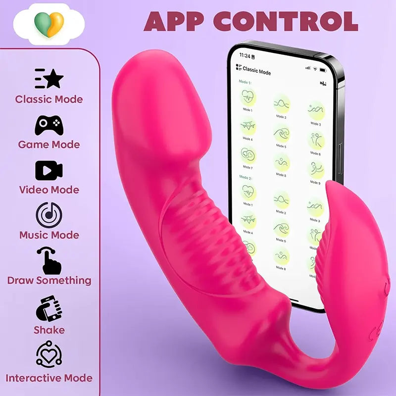 Dual Stimulation Wearable Pleasure Vibrator