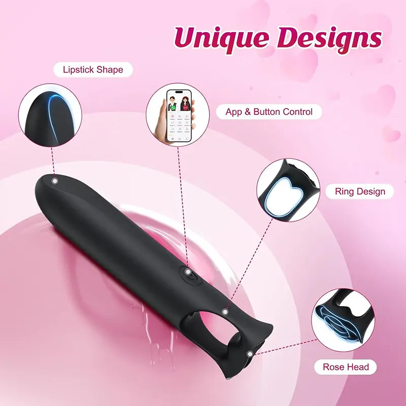 App-Controlled Bullet Vibrator for Women