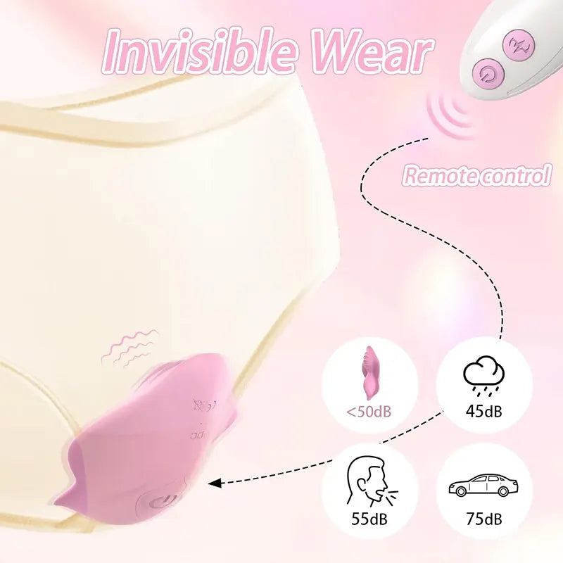 Remote Control Butterfly Clitoral Vibrator