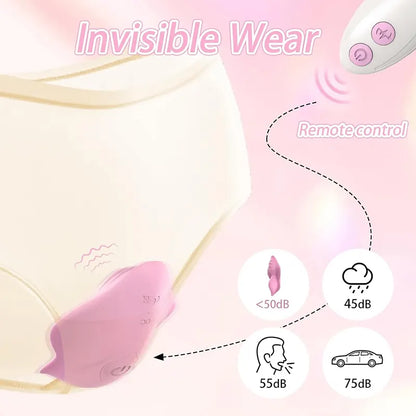 Remote Control Butterfly Clitoral Vibrator