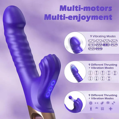 Flapping & Vibrating Dual Stimulation Toy