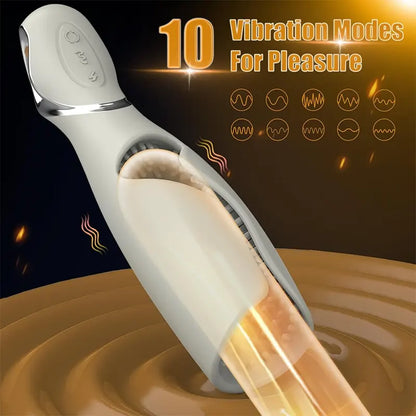 VibeMaster 10-Mode Glans Training Male Masturbator