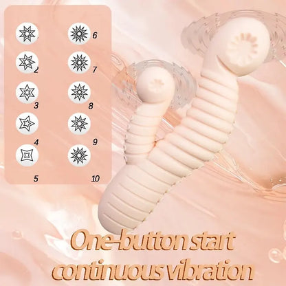 Snail Threaded Pleasure Vibrator