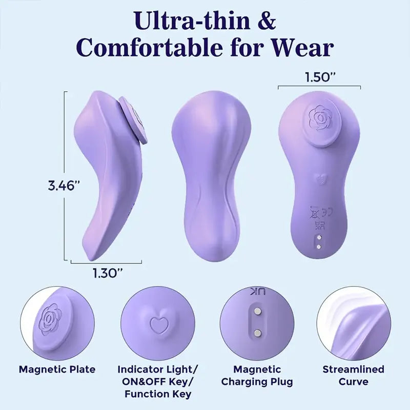 Magnetic Remote Control Clitoral Stimulator