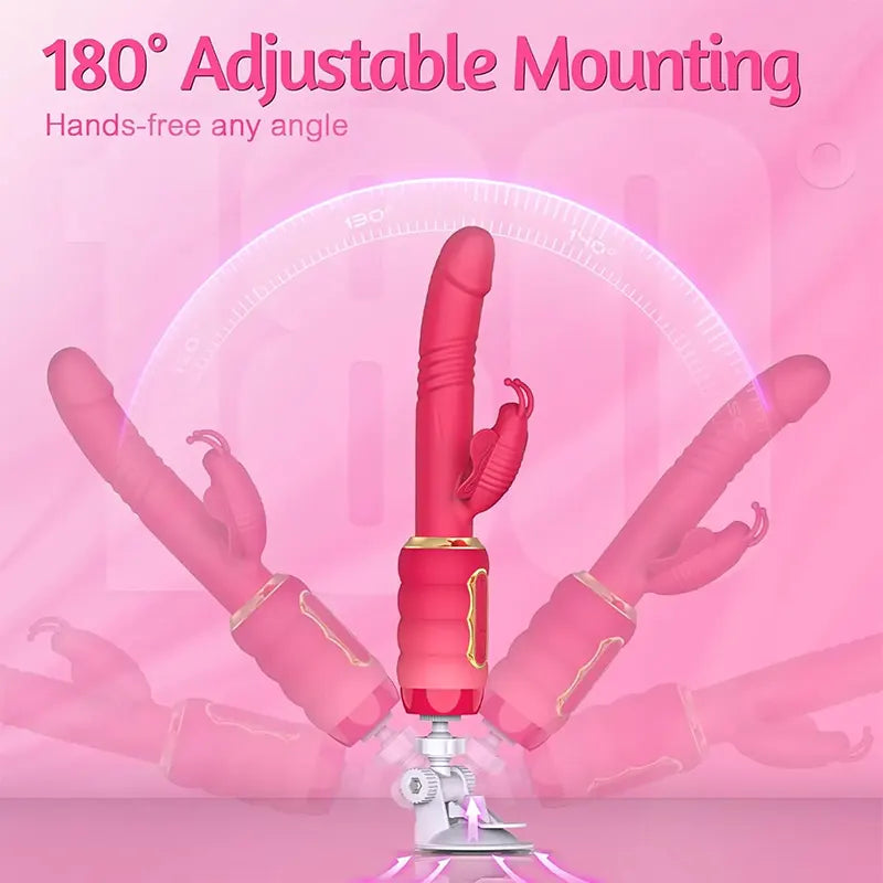 Butterfly Insertion Vibrating Dildo