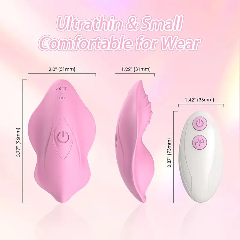 Remote Control Butterfly Clitoral Vibrator