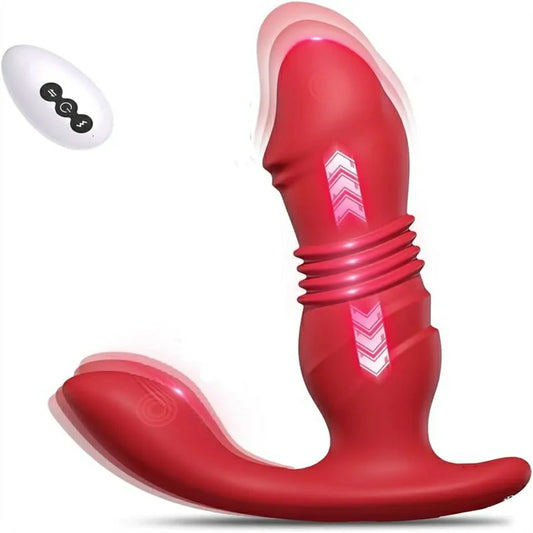 3-in-1 Remote Control Thrusting Vibrator