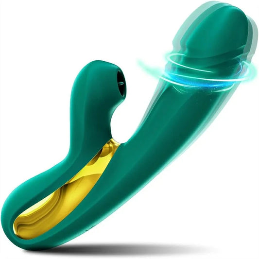 2-in-1 Vibrating and Licking Masturbator: Dual Stimulation