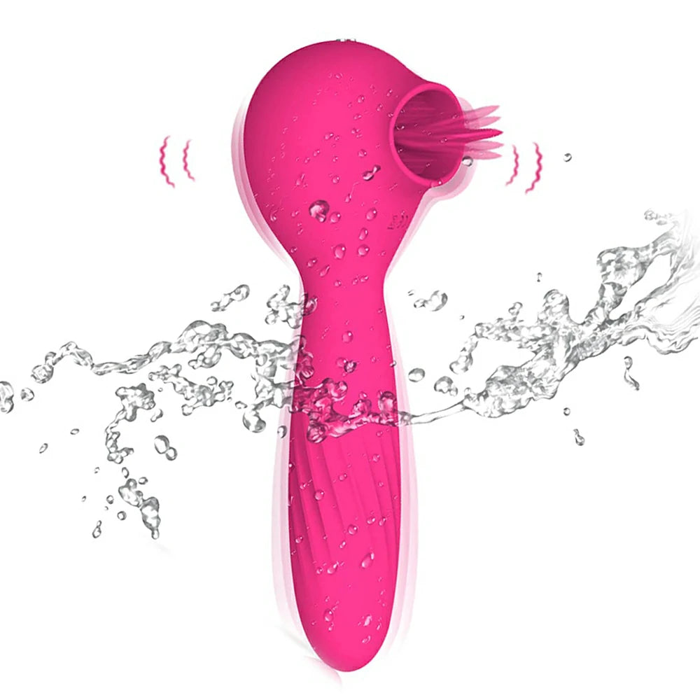 Tongue Licking Heated Vibrator