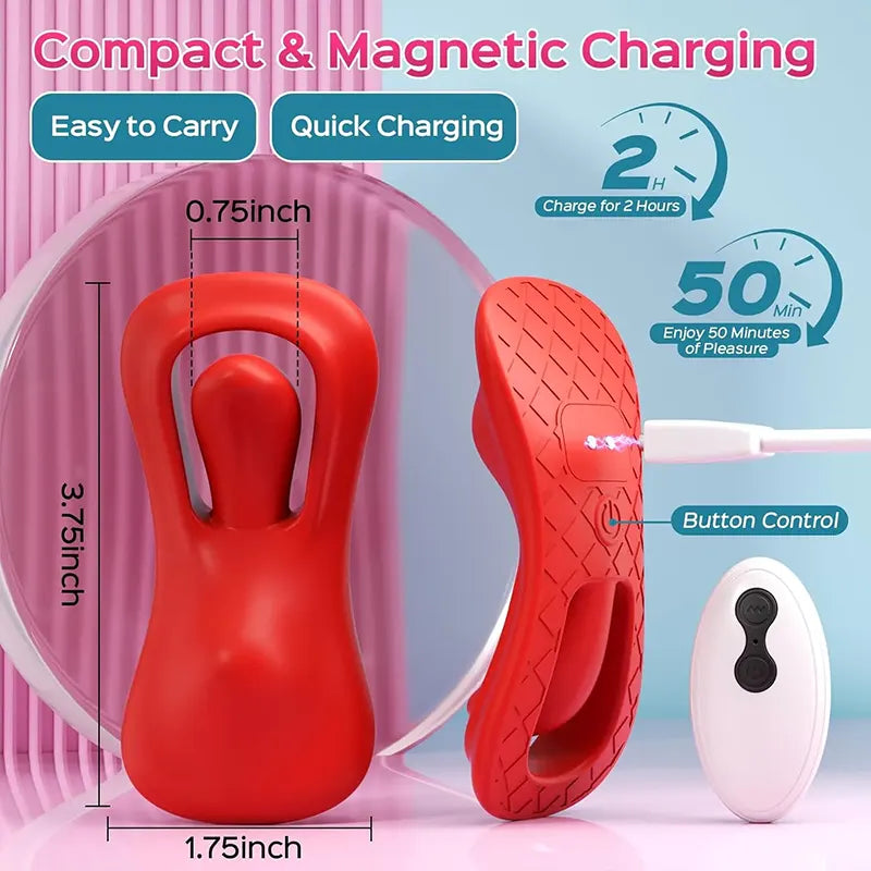 Remote-Control Tongue Vibrator