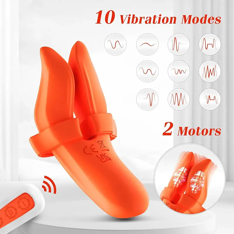 Remote Control Vibrating Pleasure Clamp