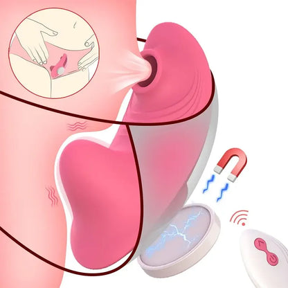 Wearable Clitoral Vibrator with Remote Control