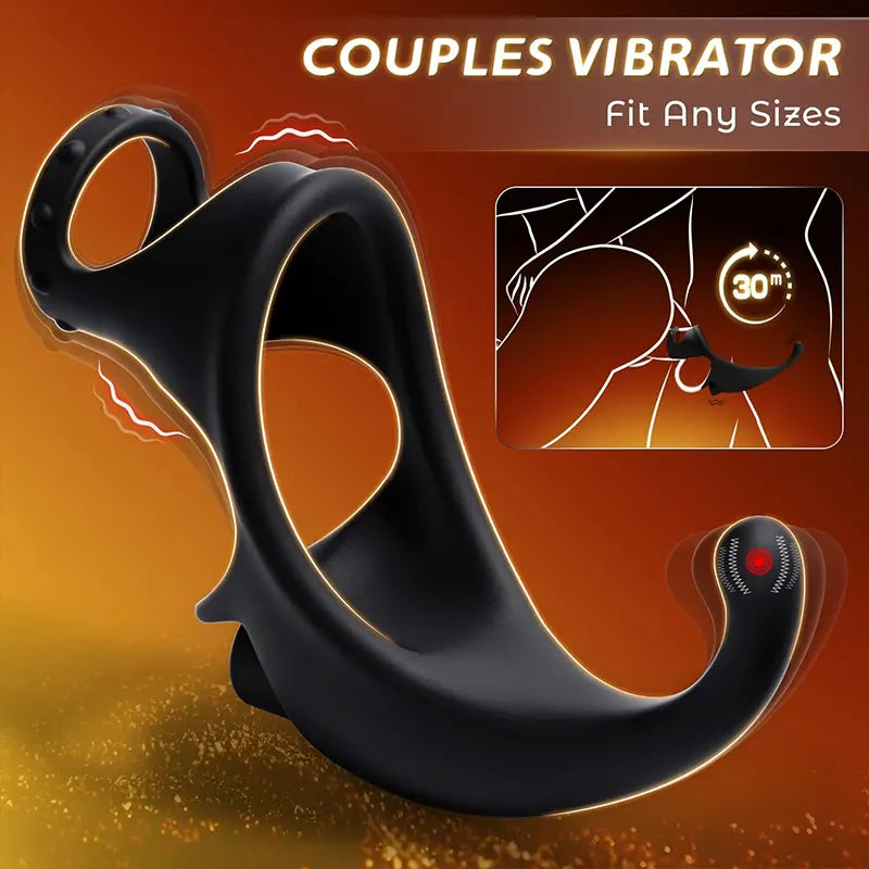 ProVibe 10-Mode Wearable Prostate Vibrating Cock Ring