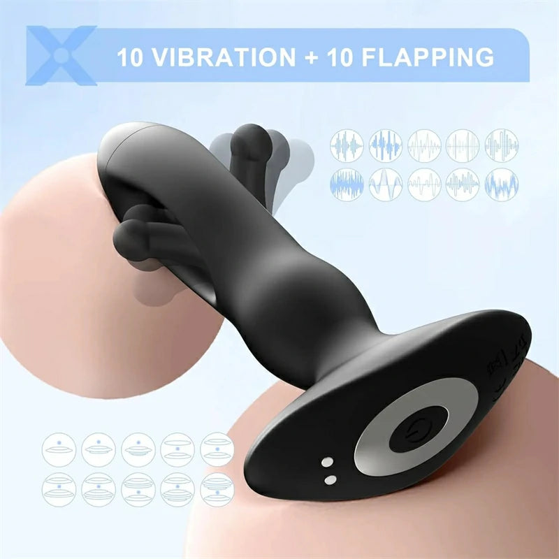 Hollow Slapping Vibration Prostate Massager