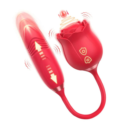 Rose Double Headed Stretch Vibrator