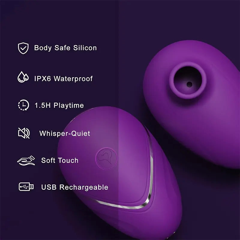 BlissBreeze Mini Clitoral Suction Vibrator