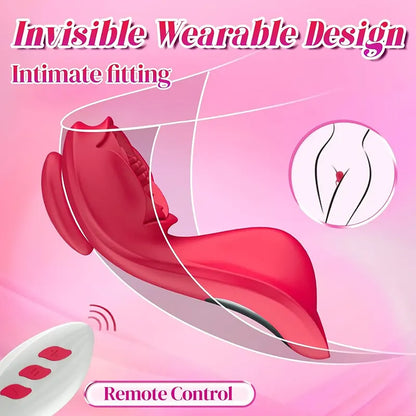 Rose Panty Vibrator - Discreet On-the-Go Pleasure