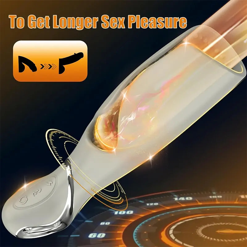 VibeMaster 10-Mode Glans Training Male Masturbator