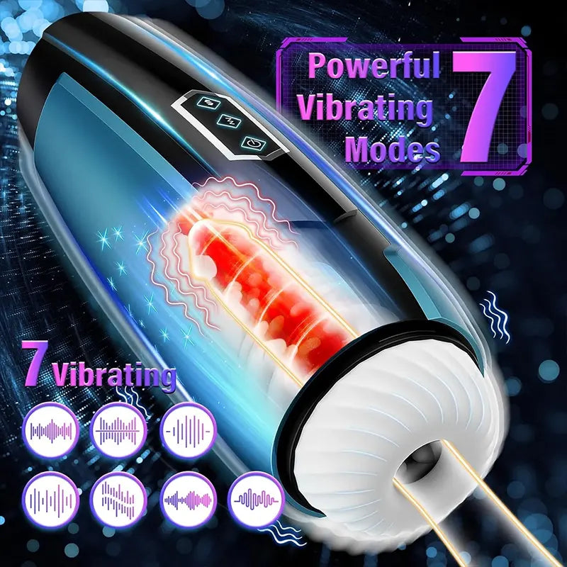 Automatic Thrusting Vibrator Masturbator