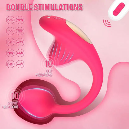 Dual-Motor App-Controlled Wearable Panty Vibrator