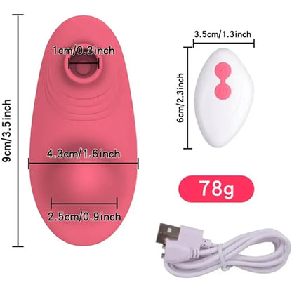 Wearable Clitoral Vibrator with Remote Control