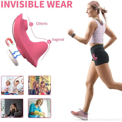 Wearable Clitoral Vibrator with Remote Control