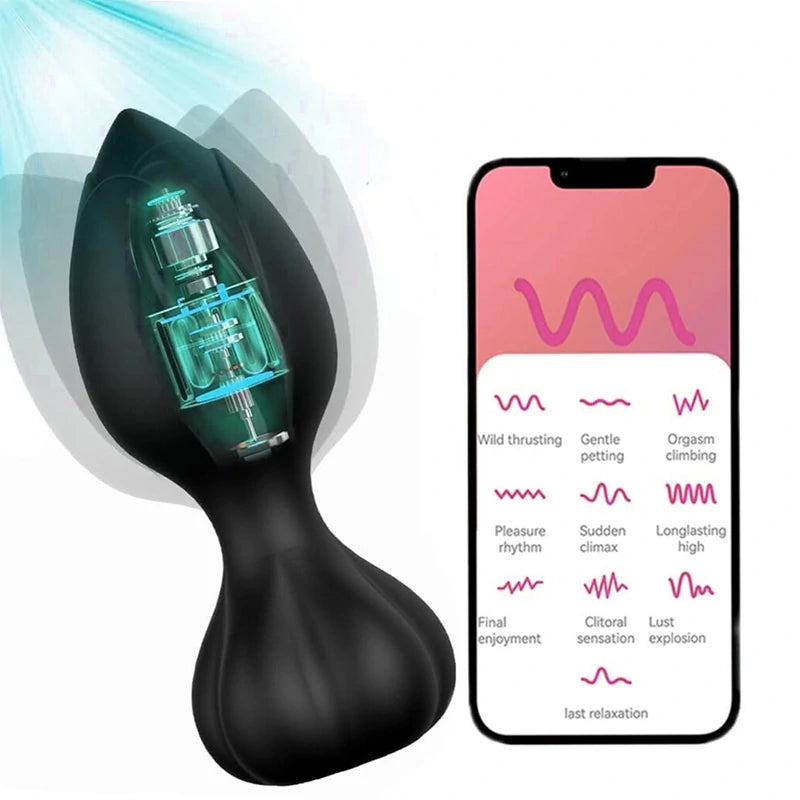 APP_Controlled_Rose_Vibrating_Anal_Plug5