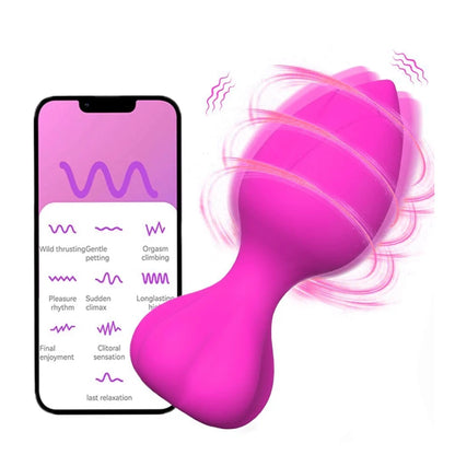 APP_Controlled_Rose_Vibrating_Anal_Plug