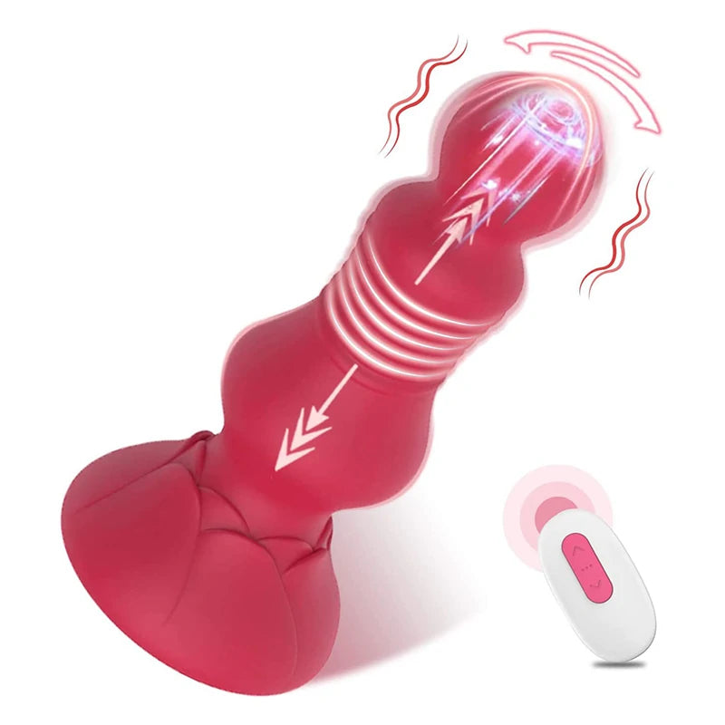 Remote_Control_Retractable_Rose_Vibrating_Anal_Plug