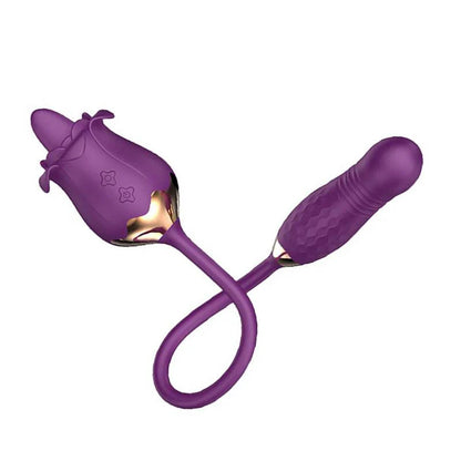 rose toy clit sucker vibrator purple