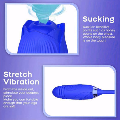 Light Blue Powerful Clit Sucker Toy